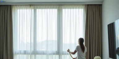 Delicate sheer drape cleaning doonside-nsw Matty Curtain Cleaning